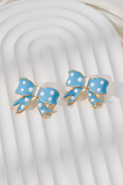 MRK Kadın Fiyonk Renkli Küpe