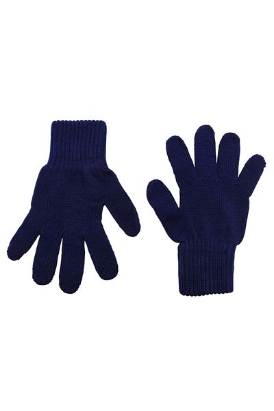 AXE SPORTSWEAR Navy Blue Soft Textured Winter Knitwear Gloves - Protective from Cold