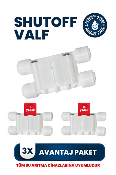 H-MAX Reverse Osmosis System Su Arıtma Cihazları Için Quick Girişli Shut Off ...