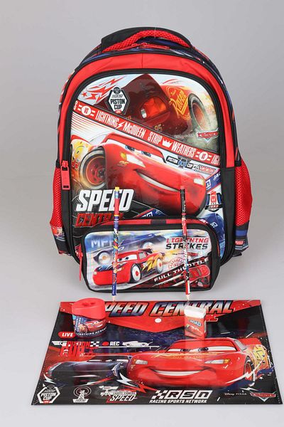 CARS Licenssed Cars School and Stationery School Set with Pencil Bag