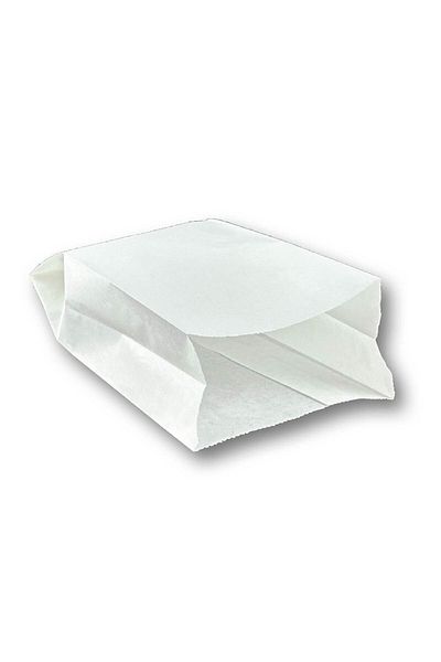 Home كيس ورق زيتي صغير الحجم، عبوة هدايا مقاس 12 × 20 سم لون أبيض 100 قطعة