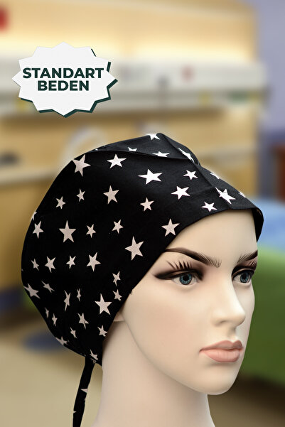 YİĞİTBAŞI Doktor Hemşire Aşçı Cerrahi Bone Hastane Anne Bone Iş Bandanası Pam...