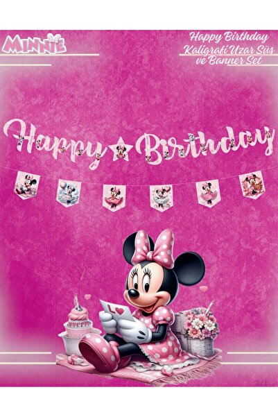 Cadde Süs Διακοσμητικό Καλλιγραφικό Στολίδι με θέμα τη Μίνι Μάους