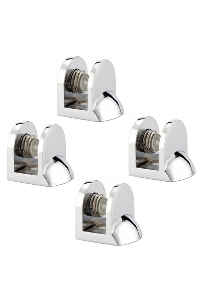NUBLADO Metal Cam Raf Tutucu Cam Etejer Tırnak Lüx Menteşesi Krom Metal Vidal...