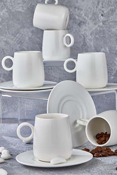 Cooker Porcelain Colored Matte Coffee Cup Set