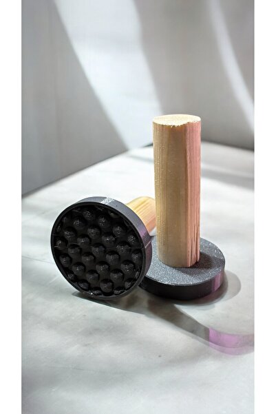 ZEUS Damla Desen Kurabiye Aparatı 7,5 CM Gri