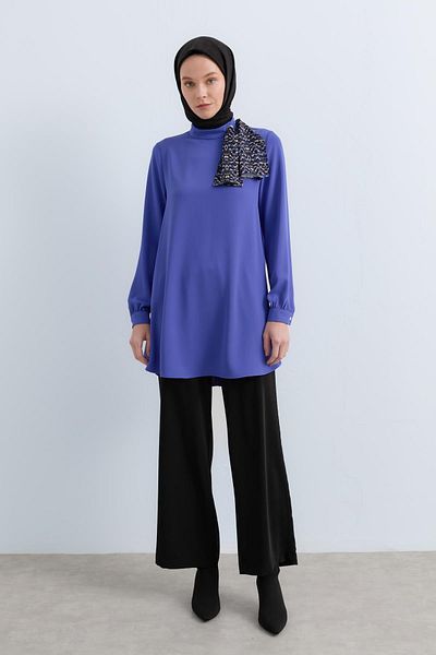 Nihan Scarf Gownay Trousers Tunic Suit Flower Pot