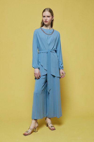 Nihan Tunica pantaloni de costum BlueChic