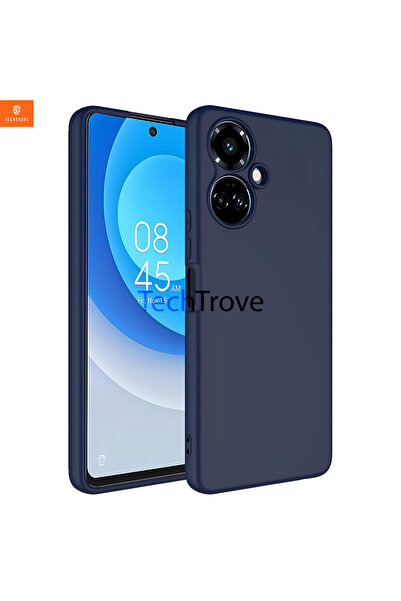 TechTrove Tecno Camon 19 Pro Kılıf İçi Kadife Süet Tasarımlı Kamera Korumalı Renkli Silikon Kapak