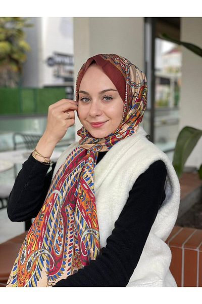 Loryan Diamond Mabel Kahve Loryan Σάλι