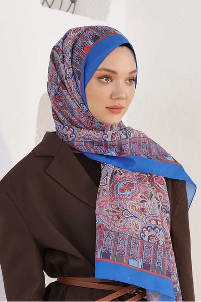 Loryan Indigo Scarf Λινό Σάλι Harmony