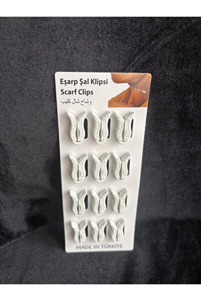 DİBA AVM Σετ LALE Model 12 τουρμπάνι και κασκόλ με βελόνα