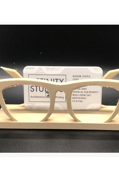 3DBASKILAR Suport pentru cărți de vizită pentru ochelari