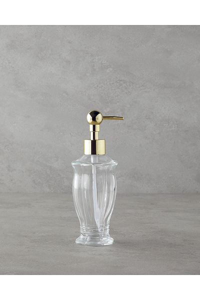 English Home Emily Bathroom Liquid Soap Dispenser 7x7x19 cm Διαφανές