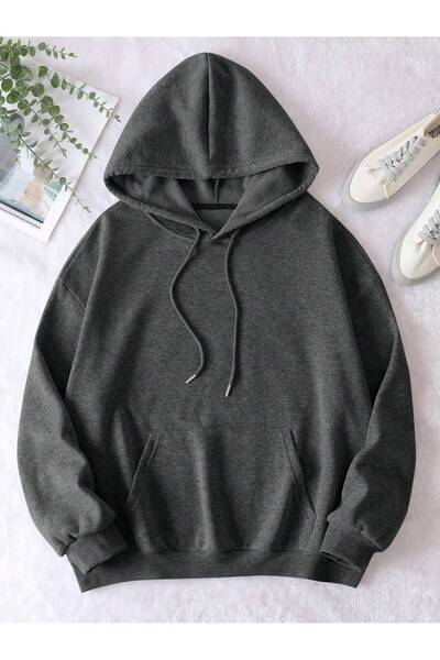 MODAVİBE Φούτερ με κουκούλα από βαμβάκι-πολυεστέρα |   Κομψές και Άνετες Επιλ...