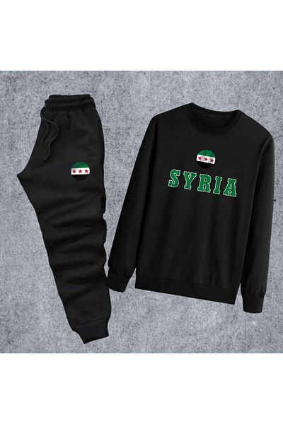 SARI Syrian Inside Syrian Wool Fleece Suit - Bottom-Top 2 Thread, Syrianalttop01