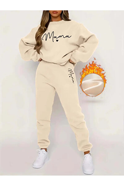 Eritqaa Mother Printed Unisex Oversize Tracksuit Set