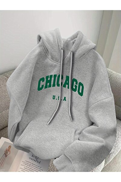 MODAVİBE Hanorac cu glugă din bumbac-poliester |   Opțiuni elegante și confor...