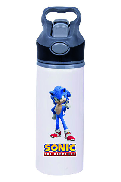 DKDZ SHOP Printed Water Bottle with Straw - Water Bottle - 650ml