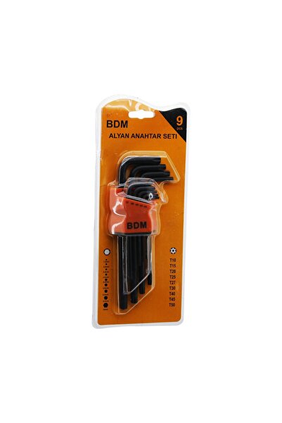 Go İthalat 9 Pcs Black Long - Star Alyan T-10-15-20-25-27-30-40-45-50 (5258)