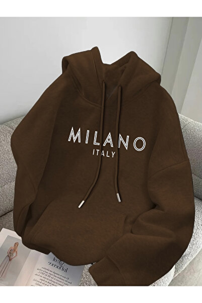 MODAVİBE Hanorac cu glugă din bumbac-poliester |   Opțiuni elegante și confor...