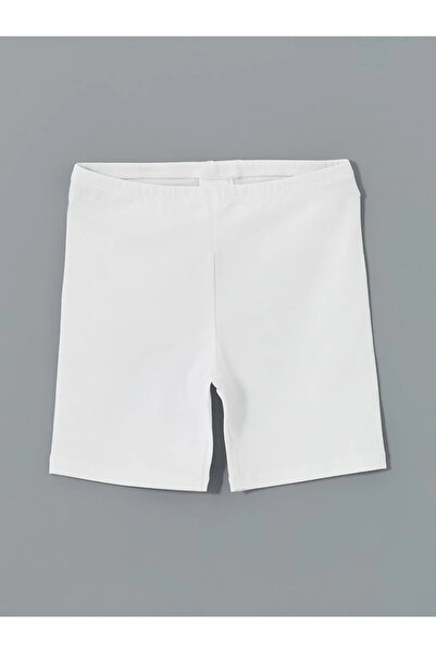 LC Waikiki LCW Kids Colanți albi pentru fete cu talie elastică, pachet de 2