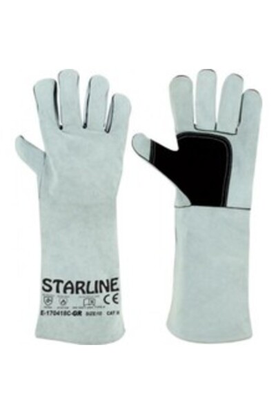 Starline Kaynakçı Eldiveni Gri E-170418c-gr