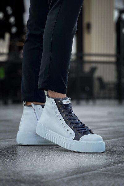 Chekich Ch167 Gbt Blazer Erkek Bot Beyaz/antrasıt