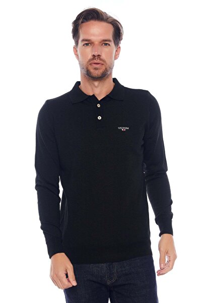 Galvanni Erkek Siyah Kazak - Cıjava Black