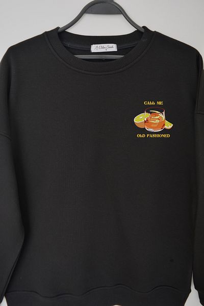 EldenStitch Hanorac oversize unisex brodat în stil vechi