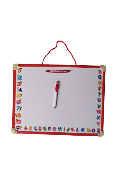 Degar kalemli yazı tahtası Türkçe-ingilizce çift taraflı kullanıma uygun 42x32cm