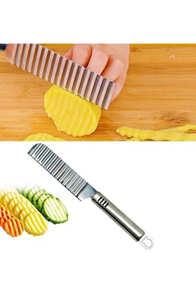Yenimiyeni Metal Saplı Patates Dilimleyici