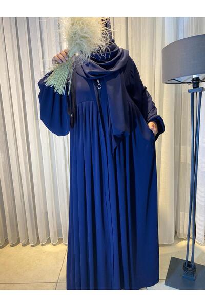 Genel Markalar Fermuarlı Elbise Ferace Ütü Sevmez Ferace Ipek Kumaş Harika Ze...