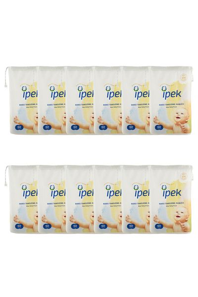 İpek Silk Maxi Baby Cleaning Cotton 12 Packs of 60