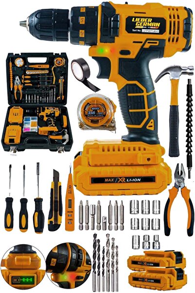 Lieber German Alman Darbeli 14.4 Volt 3 Amper Bakır Sargılı Tam Profesyonel Ç...