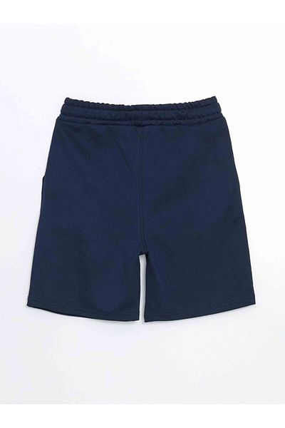 LC Waikiki Lcw Kids Elastic Waist Barcelona Printed Boys' Shorts