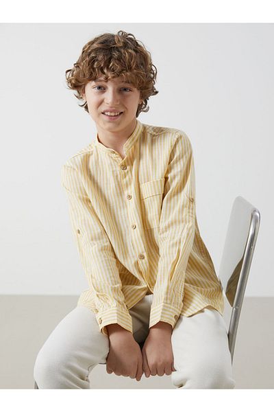 LC Waikiki Lcw Kids Judge Collar Boy's Shirt