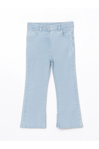LC Waikiki Girl's Jeans Pants with Elastic Waist