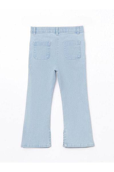 LC Waikiki Girl's Jeans Pants with Elastic Waist