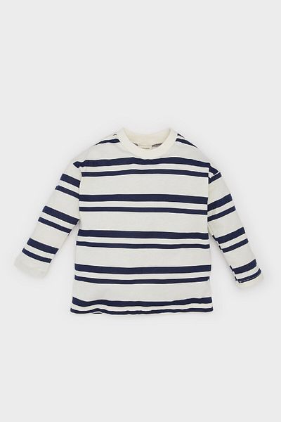 DeFacto Baby Boy Crew Neck Striped Long Sleeve T-Shirt D7738A525Sp