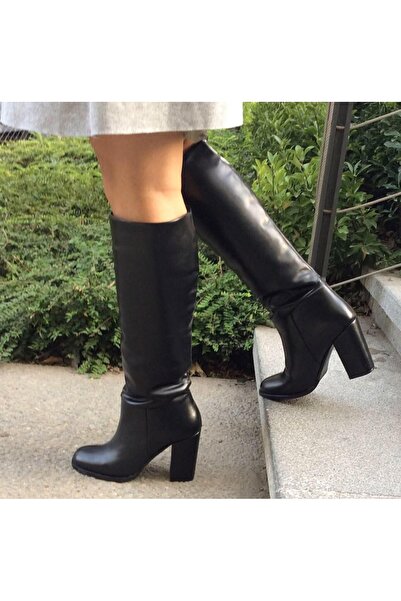 Gül Karatekin حذاء نسائي بكعب عالٍ (8 سم) ببطانة داخلية دافئة