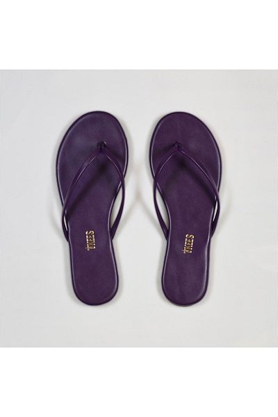 Tkees Women's Purple Classic Stylish Daily Flip Flops