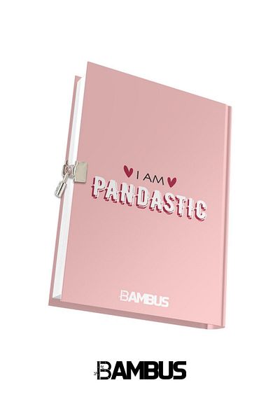Bambus Home كتاب تذكاري بألوان الباستيل، سلسلة بانداستيك للذكريات اليومية المقفلة