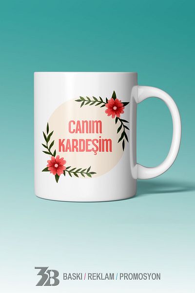 3B BASKI REKLAM PROMOSYON كوب من سلسلة "أختي العزيزة" - 3bcnm05
