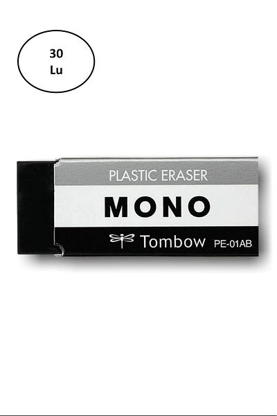 Tombow Mono Eraser, 23x11x55mm, Black 30pcs