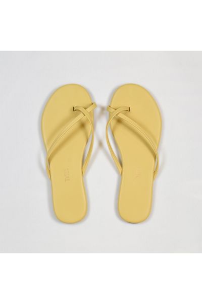 Tkees Flip-flops de zi cu zi cu cruce galbenă pentru femei