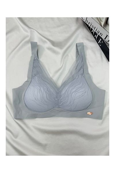 UMT Underwear Sutien detaliat din dantelă, fără sârmă, tăiat cu laser, cu tampon detașabil