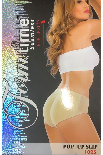 Zulu Women's Skin Color Pop up Buttock Lifting Corset Panties
