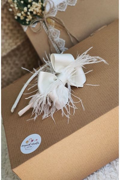 Rengarenk Minikler Специален дизайн Перо подробно Bowknot майка корона - корона - корона - корона