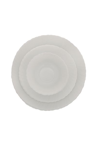 ROYALFORD Opalware Dinner Set, 12 pieces, Beautiful Elegant Design | RF10287